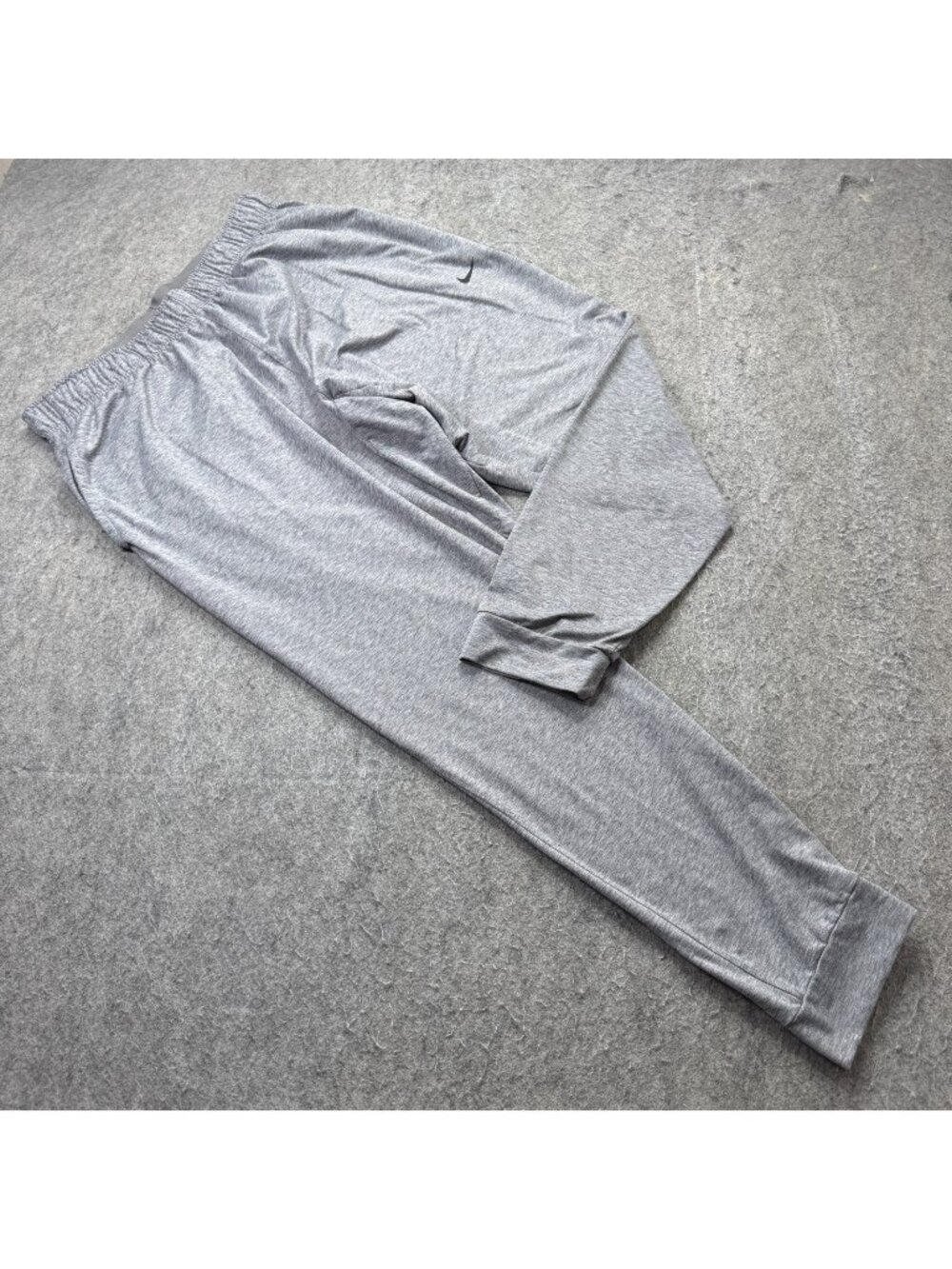 Nike Yoga Pants Men 2XL Gray Lightweight Soft Stretch Jogger Tapered 32" DB4204